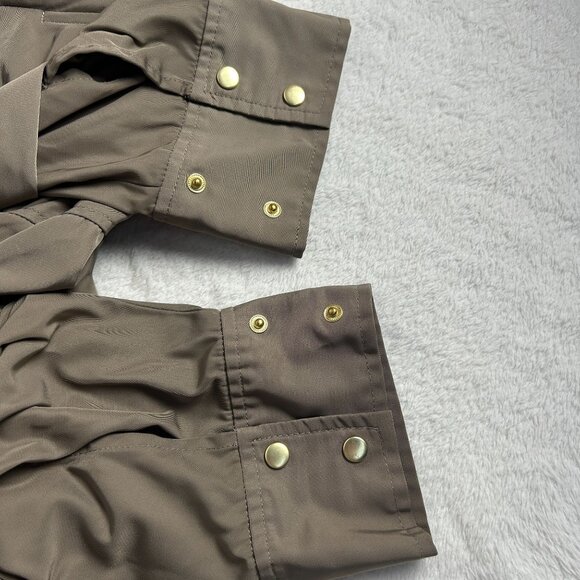 AER Adam Et Ropé Womens Hooded Parka Jacket Free Size Quilted Detachable Liner - Picture 8 of 13